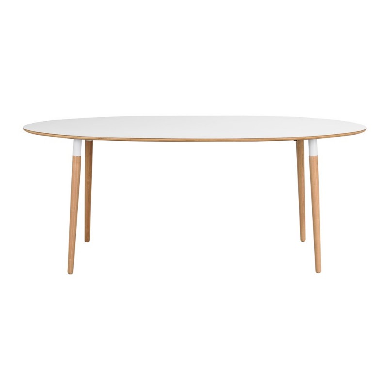 RO Fusio Dining Table Oval Oak